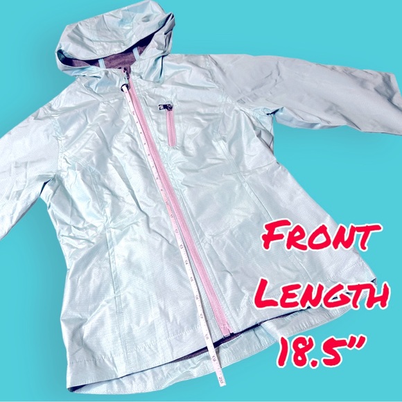 🎉HOST PICK 🎉NWT HAWKE & Co Girls Rain Jacket/Windbreaker in Teal. Girls 7/8 - Picture 5 of 15